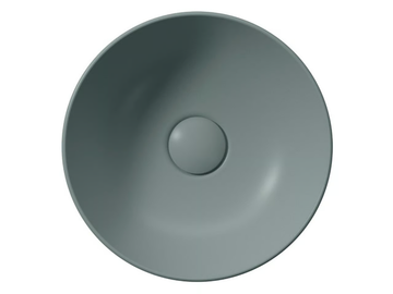 COLOR ELEMENTS Ø42 - Countertop round ceramic washbasin with overflow by GSI ceramica - view 3